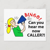 Can you hear me now bingo caller?