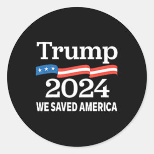 Can You Hear Us Now Map Of 2024 Election Results 2 Classic Round Sticker
