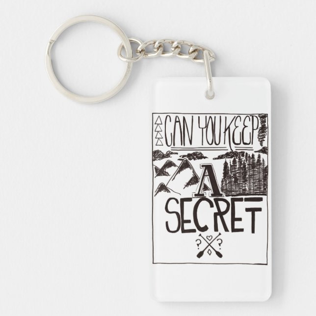 Can You Keep A Secret Key Ring (Front)