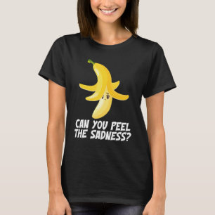 Can You Peel The Sadness Characteristic Emo T-Shirt
