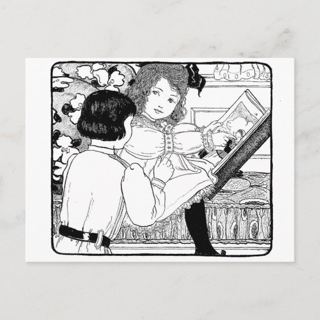 Can You Read the Book? Postcard (Front)