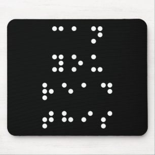 Can You Read This Braille Blind Read Write Teacher Mouse Mat