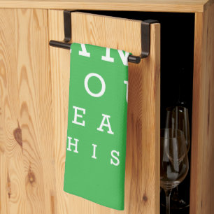 Can you read this? tea towel