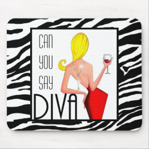 "Can You Say DIVA?" Mouse Mat
