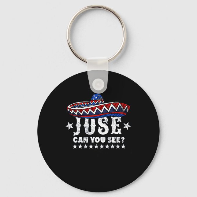 Can You See 4th Of July  Key Ring (Front)