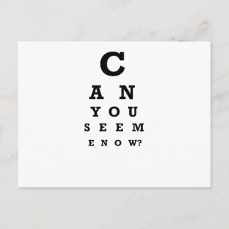 Can you see me now? postcard
