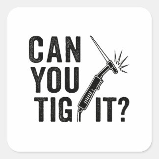 Can you TIG it? - Sticker
