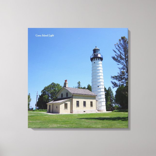 Cana Island Light canvas print (Front)