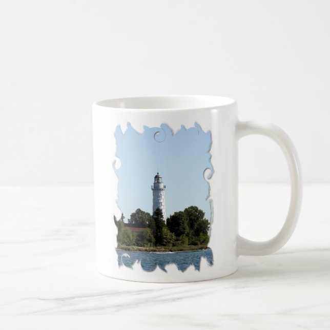 Cana Island Lighthouse Door County WI Coffee Mug (Right)