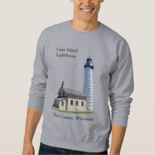 Cana Island Lighthouse shirt black lettering