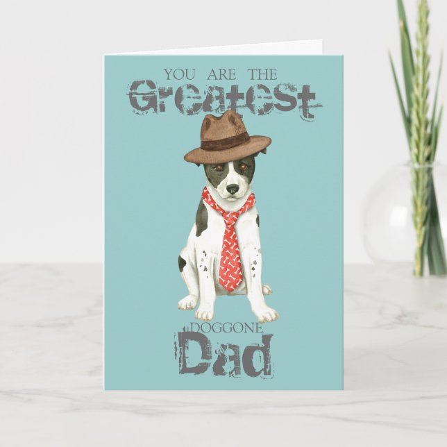 Canaan Dog Dad Card (Front)