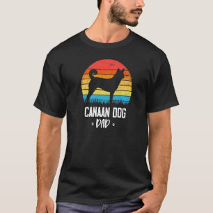 Canaan Dog Dad Retro Vintage   T-Shirt