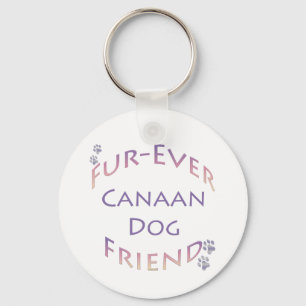 Canaan Dog Furever Key Ring
