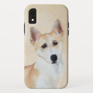 Canaan Dog Painting - Cute Original Dog Art iPhone XR Case