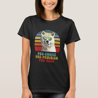 Canaan Dog Pro Choice Pro Feminism Pro Dogs T-Shirt