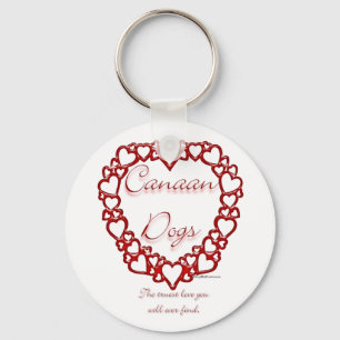 Canaan Dog True Love - Keychain