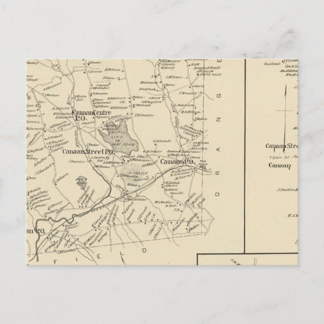 Canaan, Grafton Co Postcard (Front)