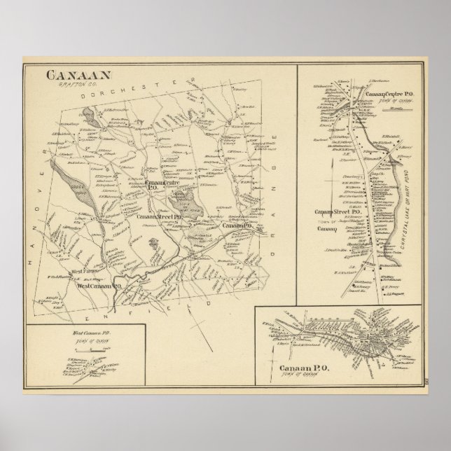 Canaan, Grafton Co Poster (Front)