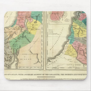 Canaan - Israel Atlas Map Mouse Mat