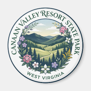 Canaan Valley Resort State Park West Virginia Magnet