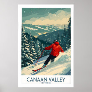 Canaan Valley Ski Print 1