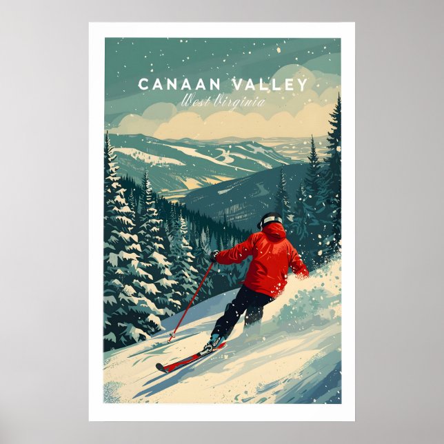 Canaan Valley Travel Poster 1 (Front)