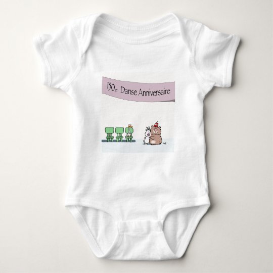 Canada150 Danse Anniversaire T-shirt-2 Baby Bodysuit