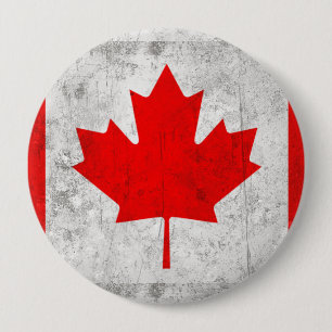 Canada 10 Cm Round Badge