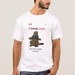 Canada 150 in 2017 Cool Rock On T-Shirt