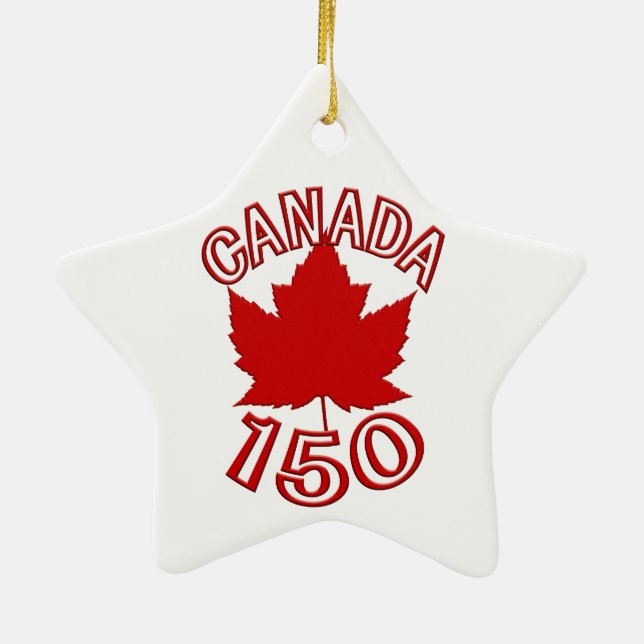 Canada 150 Ornament Personalised Canada Souvenirs (Back)