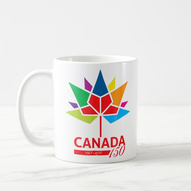 Canada 150 Year Anniversary Canada Day  Coffee Mug (Left)