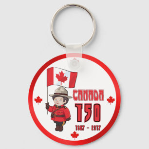 Canada 150 Years Anniversary Key Ring