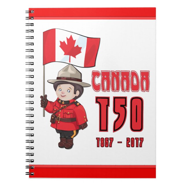 Canada 150 Years Anniversary Notebook (Front)