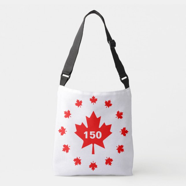 Canada 150 years anniversary one-of-a-kind crossbody bag (Front)