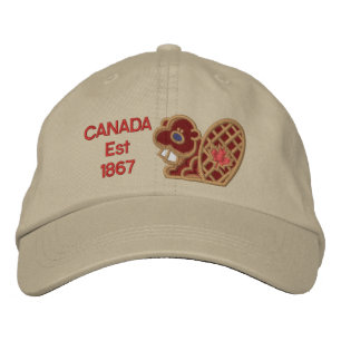 Canada 150 Years Celebrate Beaver Embroidered Hat
