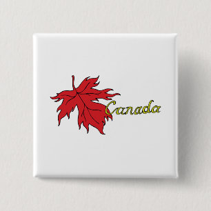 Canada 15 Cm Square Badge