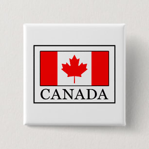 Canada 15 Cm Square Badge