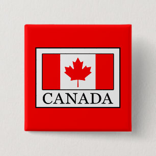 Canada 15 Cm Square Badge