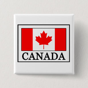 Canada 15 Cm Square Badge