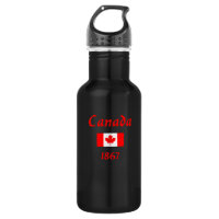 Canada 1867 Old Balthazar Font Flag Dark Colour