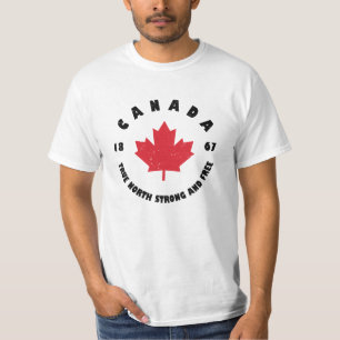 Canada 1867 True North Strong and Free T-Shirt