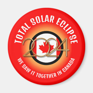 Canada 2024 TOTAL SOLAR ECLIPSE Magnet