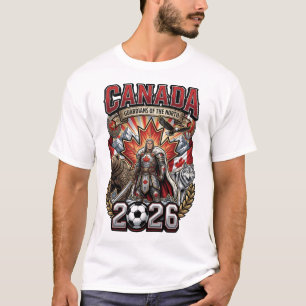 Canada 2026 Personalised Football Fan T-Shirt 