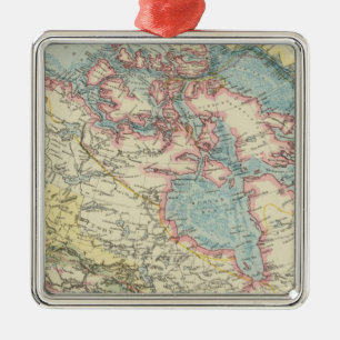 Canada 6 metal tree decoration