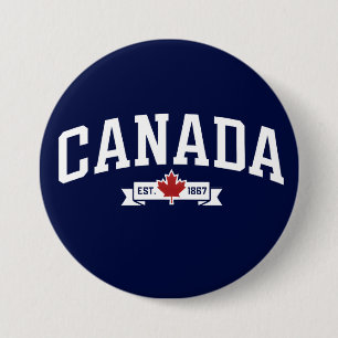 Canada 7.5 Cm Round Badge