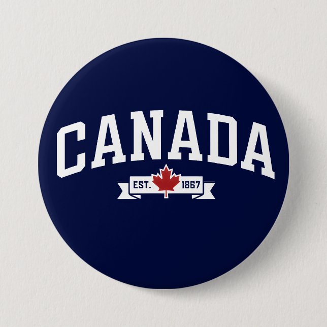 Canada 7.5 Cm Round Badge (Front)