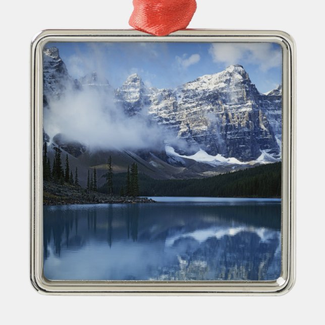 Canada, Alberta, Banff National Park, Lake Metal Tree Decoration (Front)