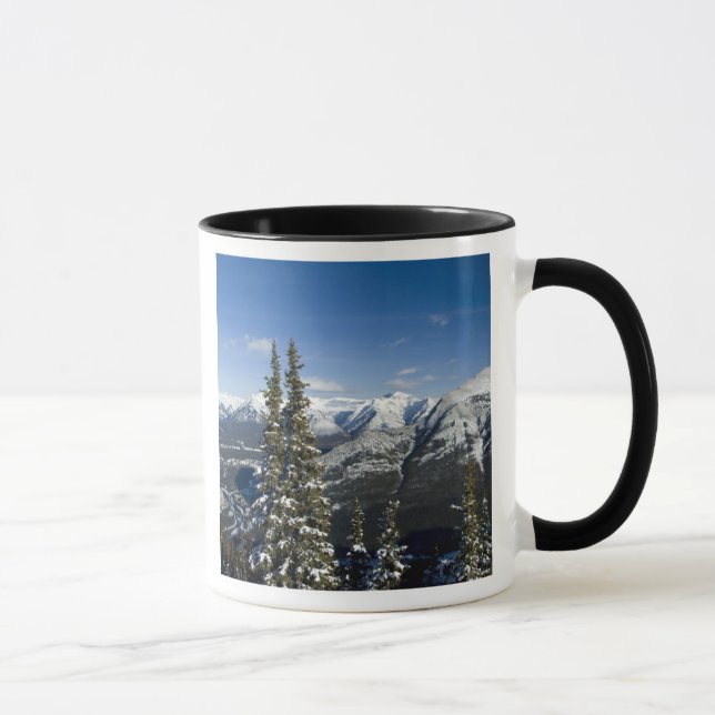 Canada, Alberta, Banff. Views of the Bow Valley Mug (Right)