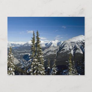 Canada, Alberta, Banff. Views of the Bow Valley Postcard
