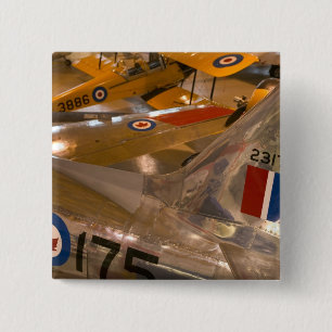 Canada, Alberta, Calgary: Aero Space Museum of 15 Cm Square Badge